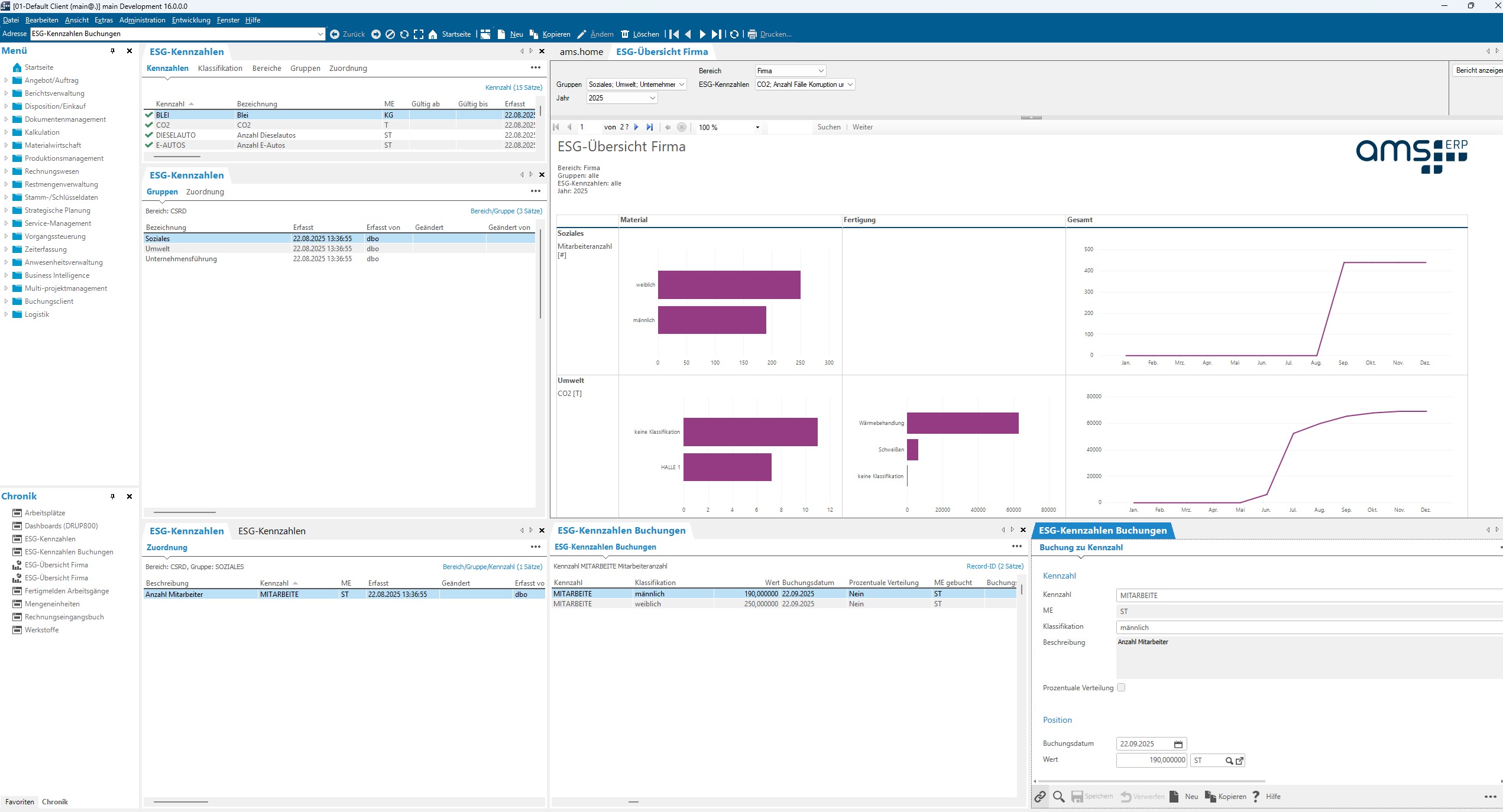 Effizientes ESG-Reporting für Spezialisten der Losgröße 1+ - ams.erp ...
